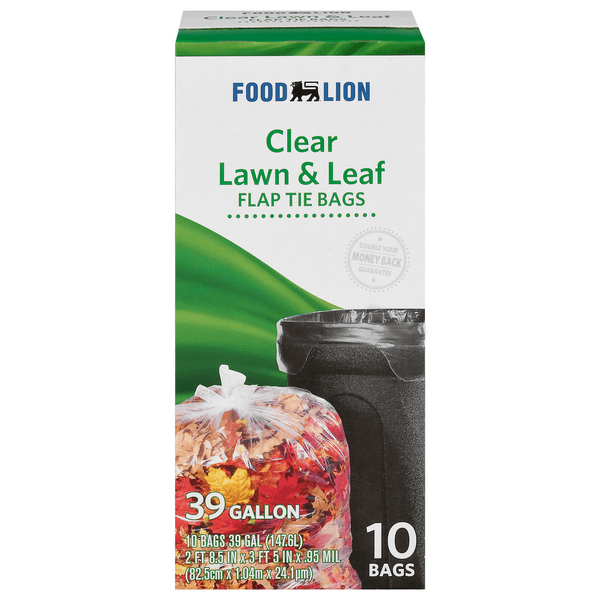 Save on Food Lion Lawn & Leaf Flap Tie Bags 39 Gallon Order Online