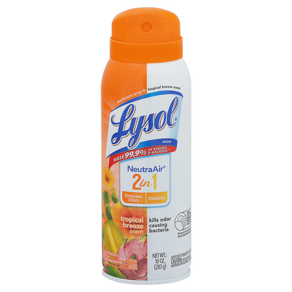 Save on Lysol NeutraAir 2in1 Disinfectant Spray Tropical Breeze Scent
