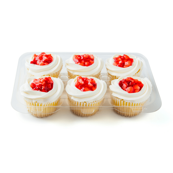 Save on Stop & Shop Bakery Cupcakes Strawberry Shortcake 6 ct Order