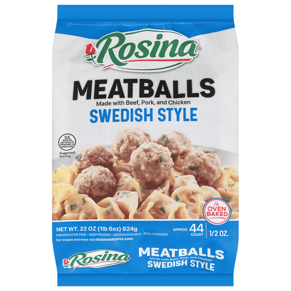 Save on Rosina Meatballs Swedish Style 48 ct Order Online Delivery