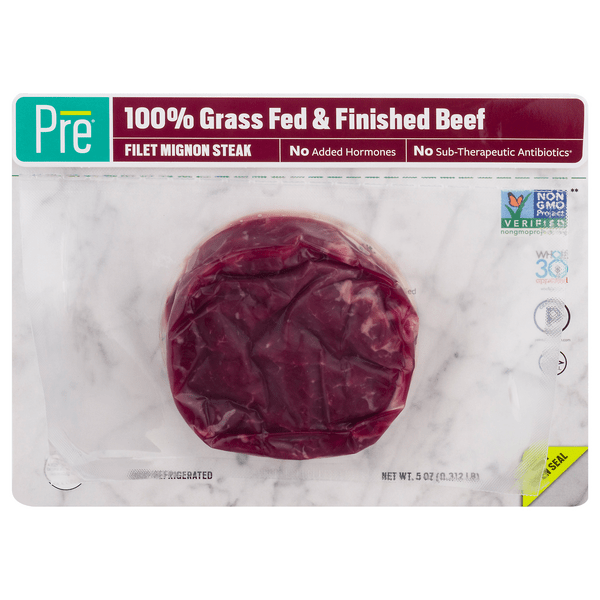 Save on PRE Beef Filet Mignon Steak GrassFed Order Online Delivery GIANT