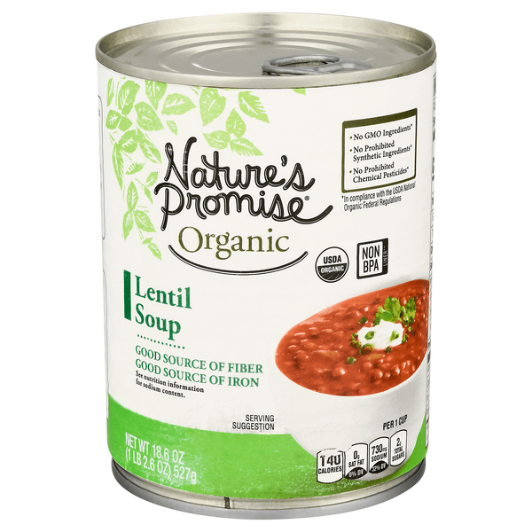 Save on Nature's Promise Organic Lentil Soup Order Online Delivery
