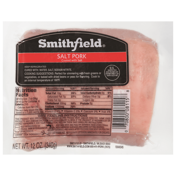 Save on Smithfield Salt Pork Order Online Delivery Food Lion