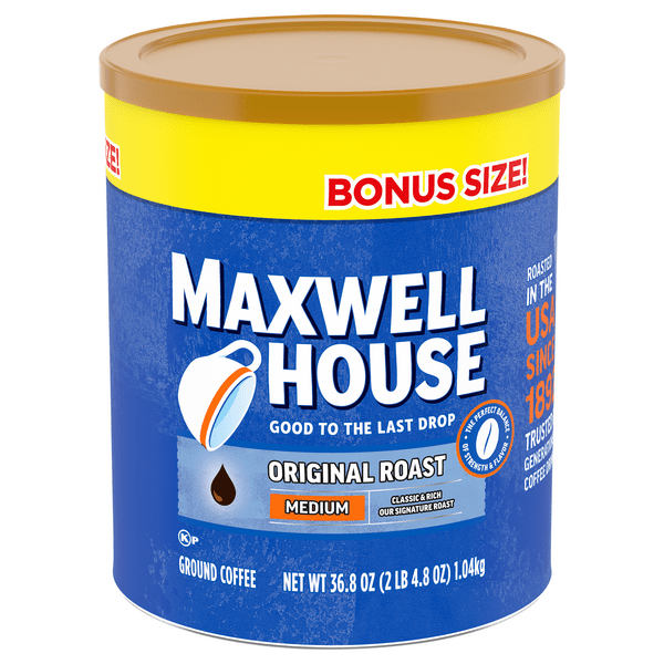 Save on Maxwell House Original Medium Roast Coffee (Ground) Order