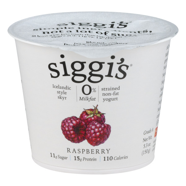 Save on Siggi's Icelandic Style Skyr Strained Yogurt Raspberry Non Fat