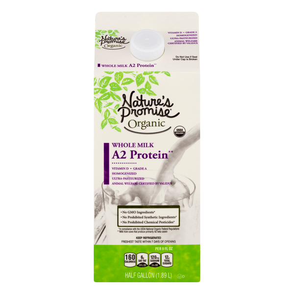 Save on Nature's Promise Organic A2 Protein Whole Milk Order Online