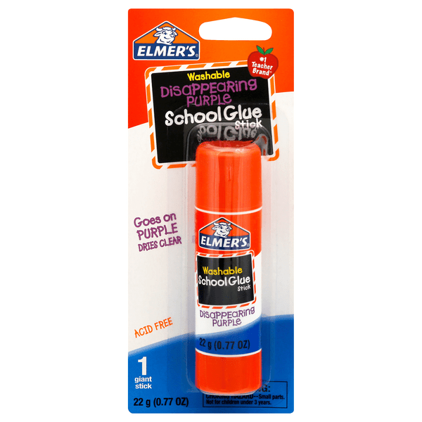 Save on Elmer's School Glue Stick Disappearing Purple Washable Order