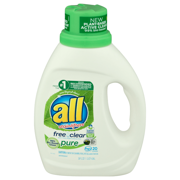 Save on All with Stainlifters Free Clear Pure Liquid Laundry Detergent