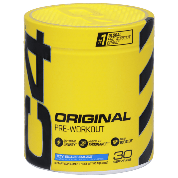 Save on Cellucor C4 PreWorkout Powder Icy Blue Razz Original Order