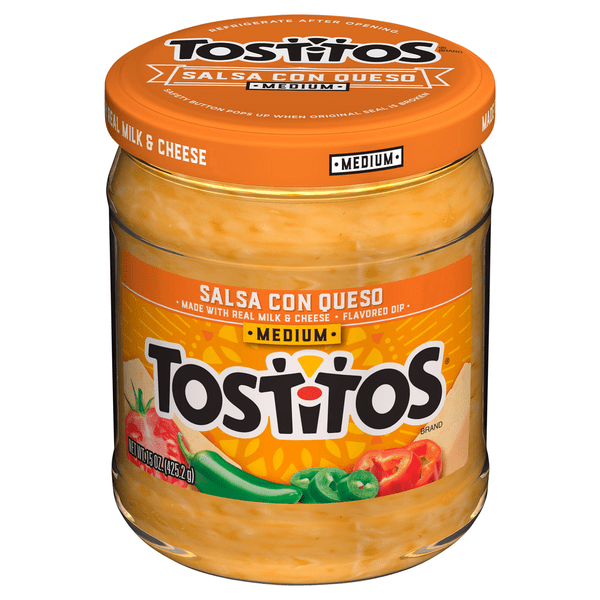 Save on Tostitos Salsa con Queso Medium Order Online Delivery Stop & Shop