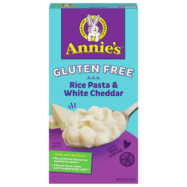 Save on Annie's Rice Pasta & White Cheddar Gluten Free Order Online