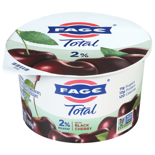 Save on Fage Total Strained Greek Yogurt with Black Cherry 2 Milkfat