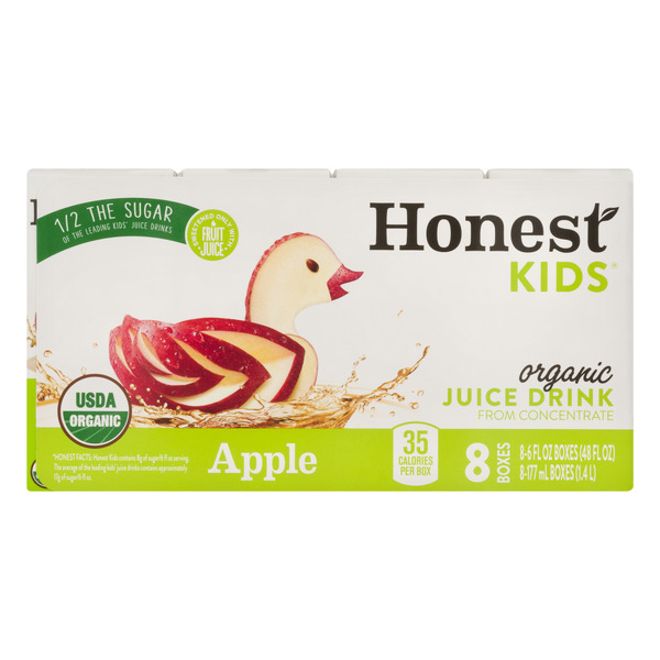 Save on Honest Kids Apple Juice Drink Organic 8 pk Order Online Delivery MARTIN'S