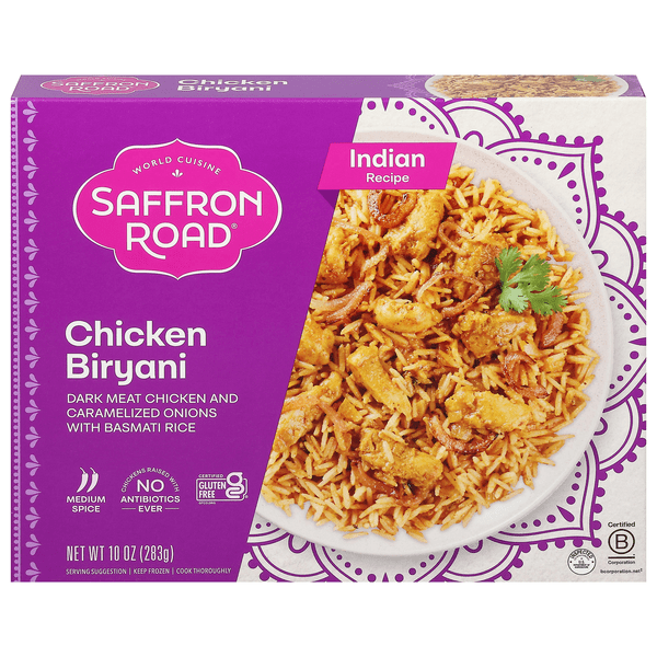 Save on Saffron Road Chicken Biryani with Basmati Rice Gluten Free Order Online Delivery Giant