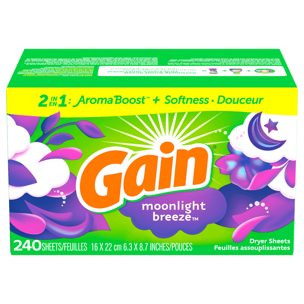 Save on Gain Moonlight Breeze Dryer Sheets Order Online Delivery GIANT