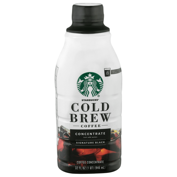 Save on Starbucks Cold Brew Coffee Concentrate Signature Black Order