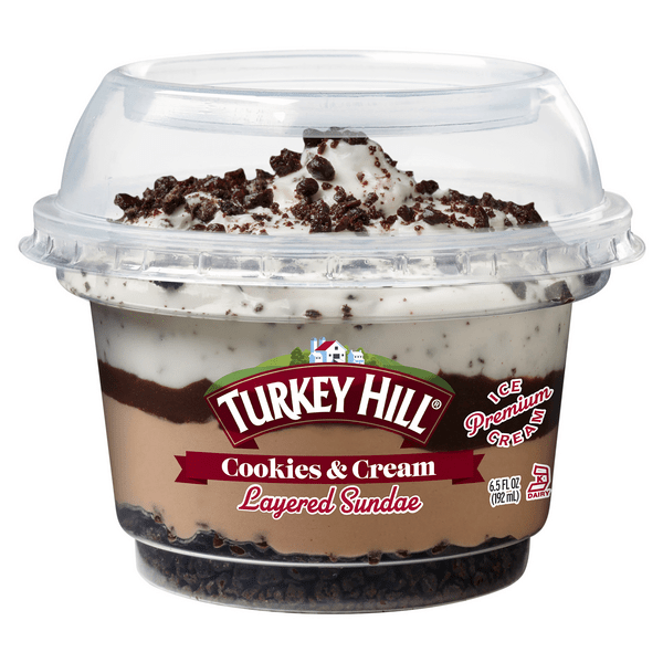 Save on Turkey Hill Layered Sundae Cookies & Cream Order Online