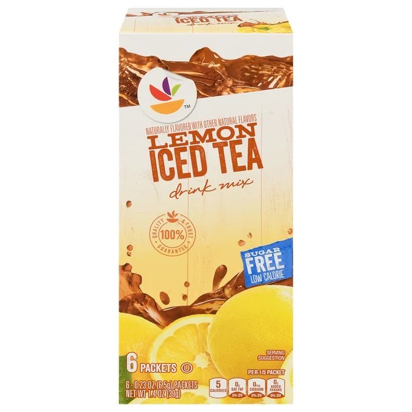 Save on Our Brand Iced Tea Drink Mix Lemon Sugar Free Low Calorie 6