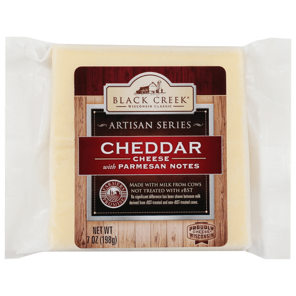 Save on Black Creek Cheddar Cheese with Parmesan Notes Chunk Order