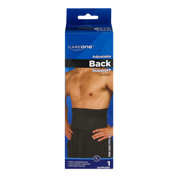 Save on CareOne Adjustable Back Support Elastic One Size Order Online