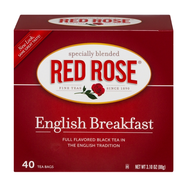 Save on Red Rose Authentic English Breakfast Black Premium Tea Bags