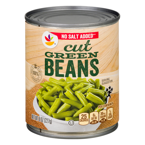 Save on Giant Cut Green Beans No Salts Added Order Online Delivery Giant