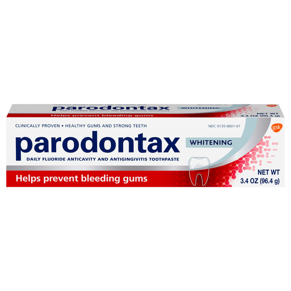 Save on Parodontax Anticavity & Antigingivitis Toothpaste Whitening
