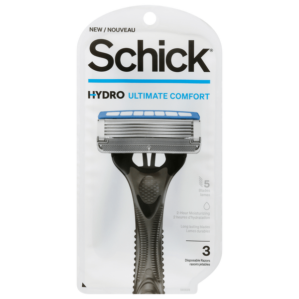 Save on Schick Hydro Ultimate Comfort 5 Blade Disposable Razors Order
