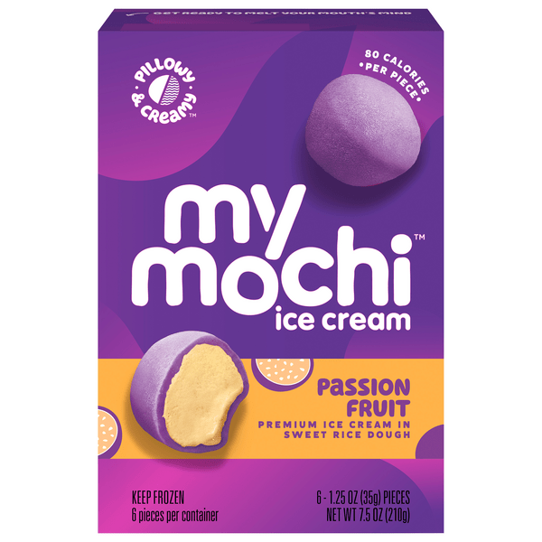 Save on My Mochi Ice Cream Passion Fruit 6 ct Order Online Delivery