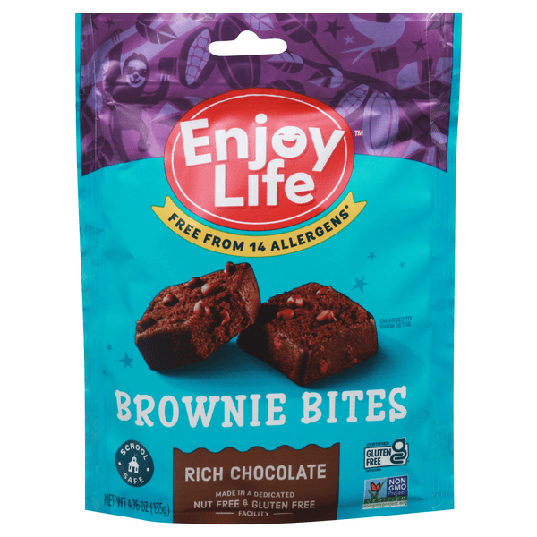 Save on Enjoy Life Brownie Bites Rich Chocolate Gluten & Nut Free Order