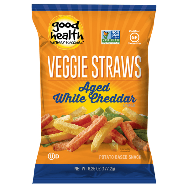 Save on Good Health Veggie Straws Aged White Cheddar Bag Gluten Free
