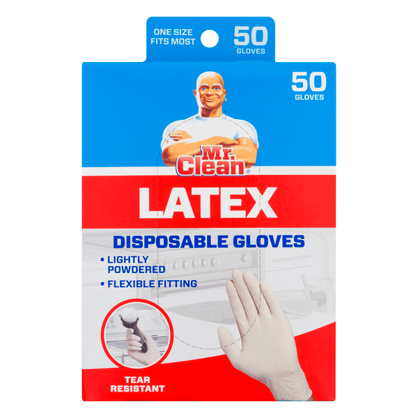 Save on Mr. Clean Disposable Gloves Latex Lightly Powdered Order Online Delivery Giant