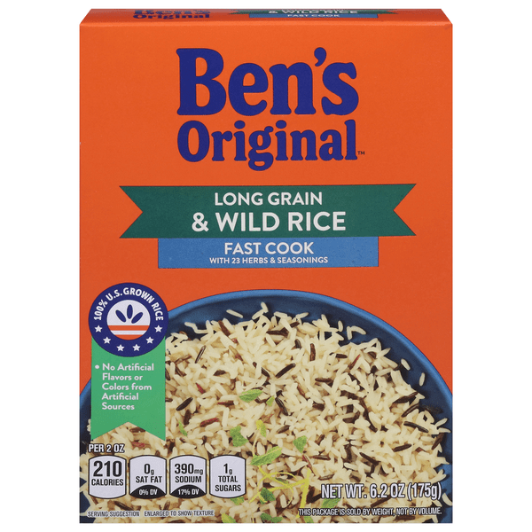 Save on Ben's Original Fast Cook Long Grain & Wild Rice Order Online