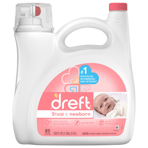 Save on Dreft Stage 1 Newborn Baby Hypoallergenic Liquid Laundry