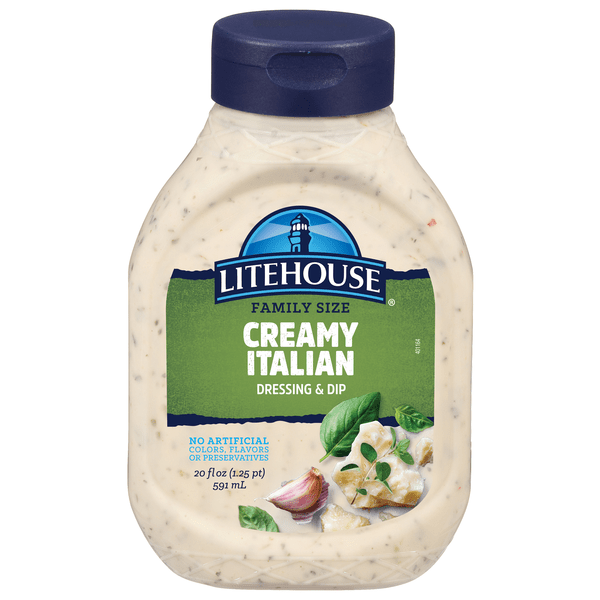 Save on Litehouse Creamy Italian Salad Dressing & Dip Family Size Order