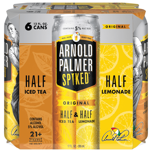 Save on Arnold Palmer Spiked Half Iced Tea & Half Lemonade Original 6
