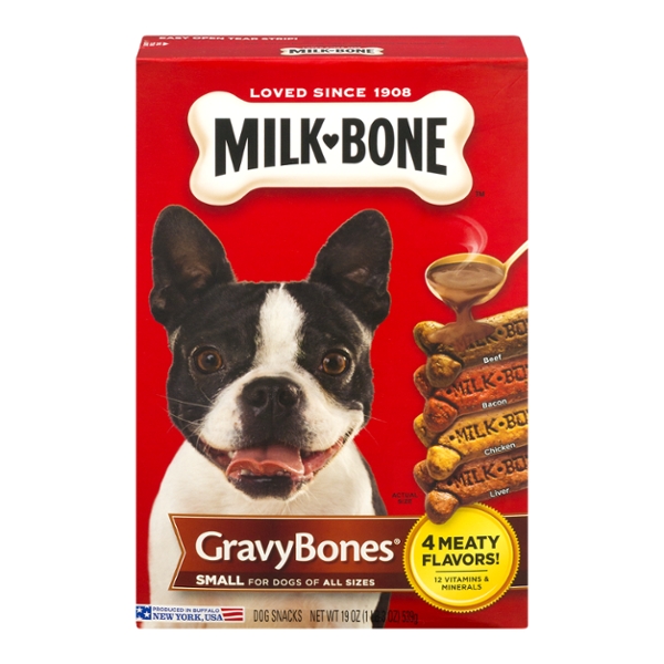 Save on MilkBone Gravy Bones Dog Snacks Small Assorted Flavors Order