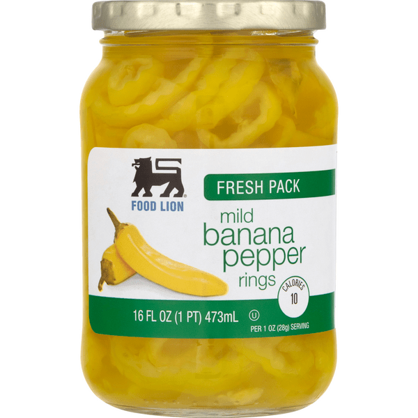 Save on Food Lion Banana Pepper Rings Mild Fresh Pack Order Online