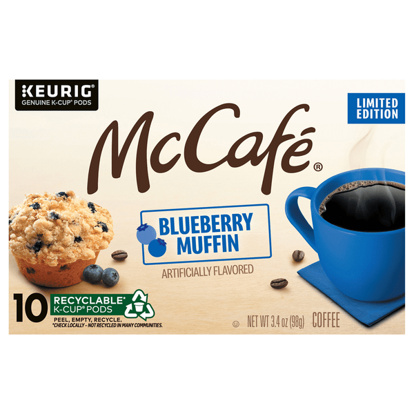 Save on McCafe Limited Edition Blueberry Muffin Dark Roast Coffee KCup