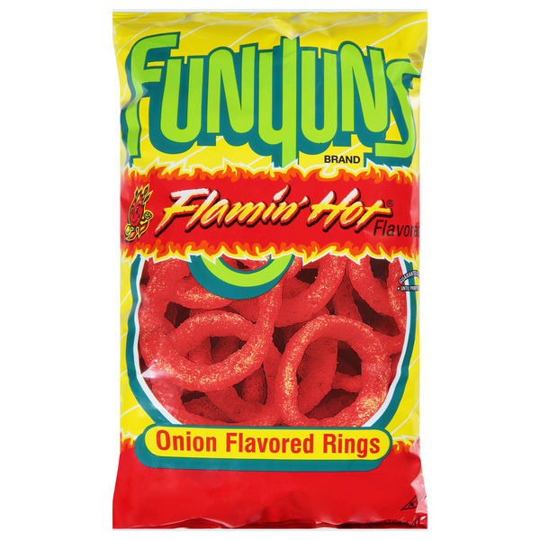 Save on Funyuns Onion Flavored Rings Flamin' Hot Order Online Delivery