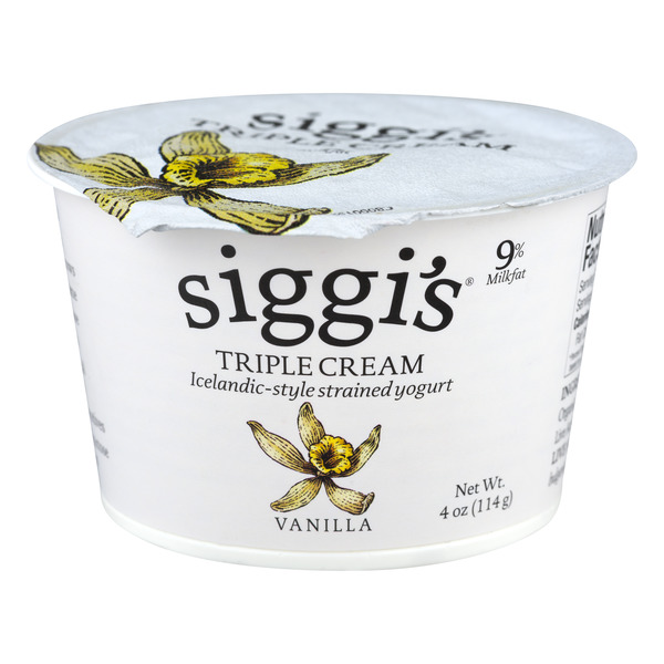 Save on Siggi's Triple Cream Icelandic Style Strained Yogurt Vanilla