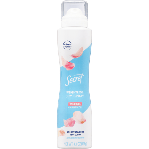 Save on Secret Antiperspirant Deodorant Wild Rose + Argan Oil