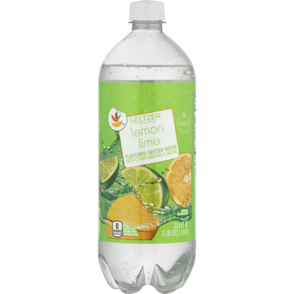 Save on Our Brand Seltzer Water Lemon Lime Order Online Delivery GIANT