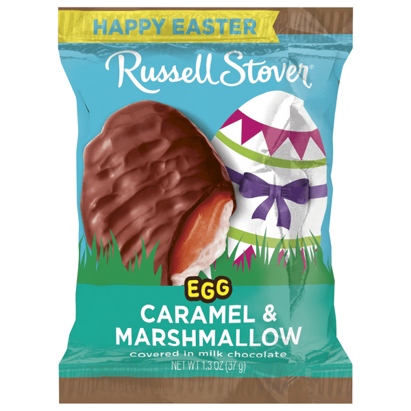 Save on Russell Stover Egg Caramel & Marshmallow in Milk Chocolate