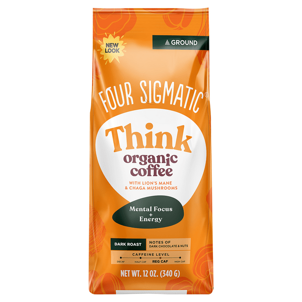 Save on Four Sigmatic Think Mushroom Dark Roast Coffee Organic (Ground