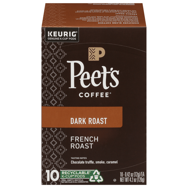 Save on Peet's French Dark Roast Coffee KCups Order Online Delivery