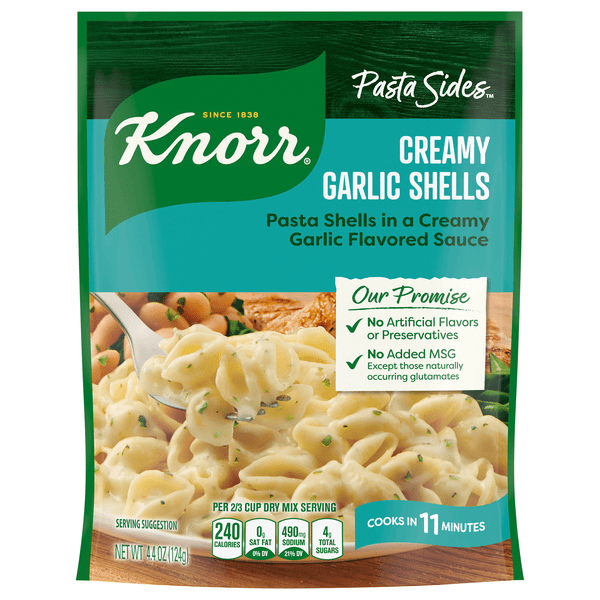 Save on Knorr Italian Sides Creamy Garlic Shells Order Online Delivery