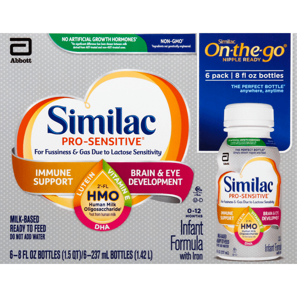 Save on Similac ProSensitive OntheGo Infant Formula with Iron 6 pk