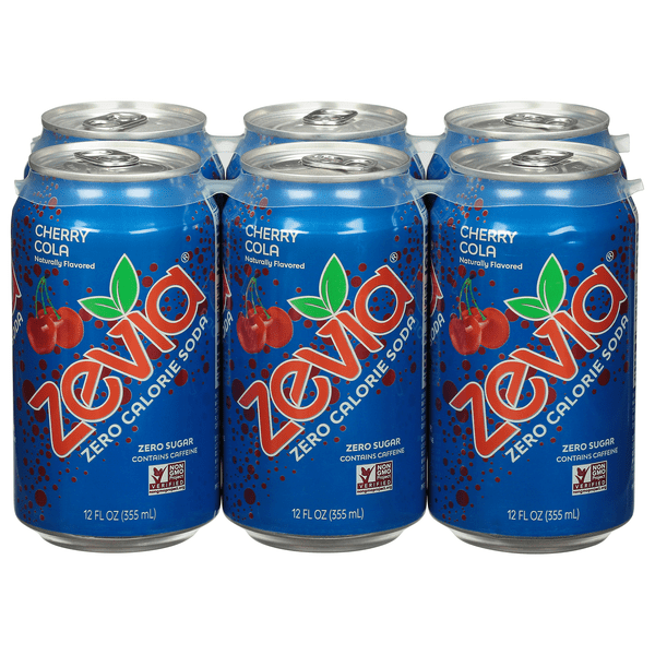 Save on Zevia Zero Calorie Cherry Cola Soda 6 pk Order Online