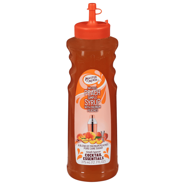 Save on Master of Mixes Cocktail Essentials Peach Simple Syrup Order